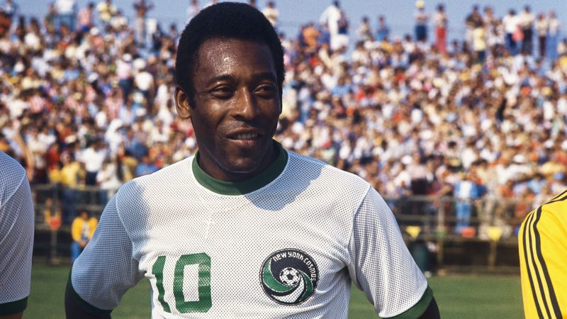 Pelé’s final hurrah at New York Cosmos helped spark ‘sporting revolution’ across North America