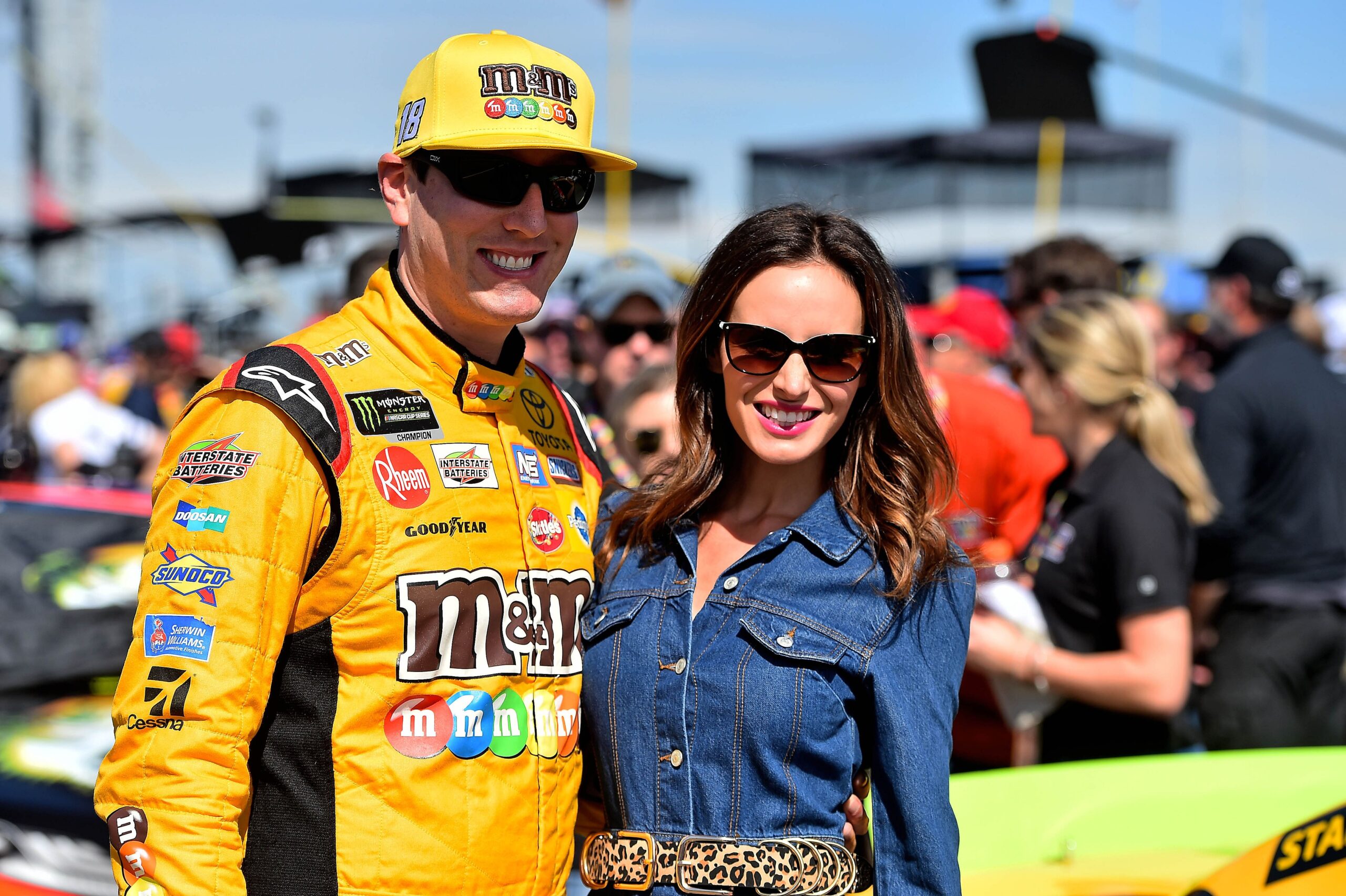 Kyle Busch’s wife Samantha makes the case for her ‘so cute’ checkered cardigan to fans